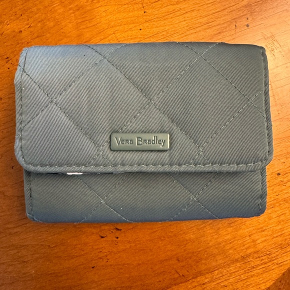 Vera Bradley Quilted Trifold Wallet – Floral Interior - Picture 1 of 9